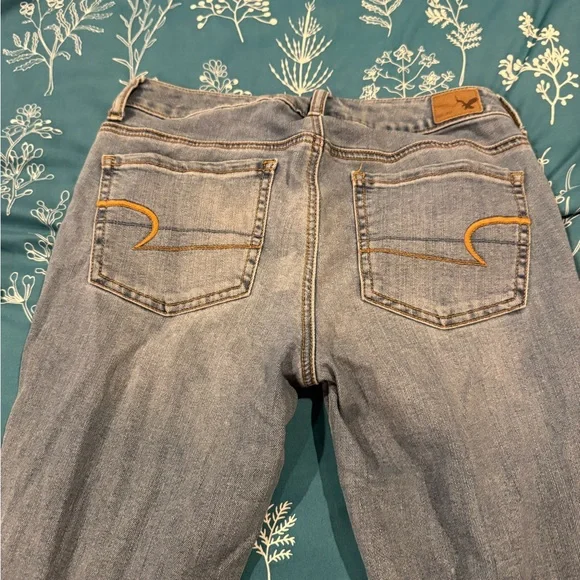 American eagle jeans size 4 jeggings crop - Picture 3 of 3